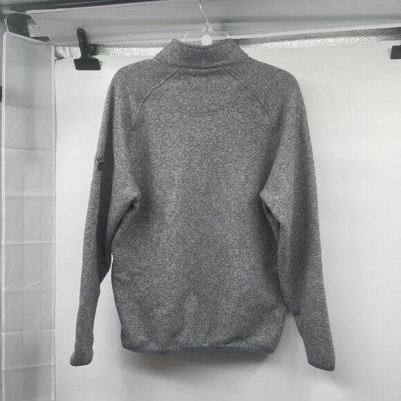 Donald Ross Sportwear Men's Pullover 1/4 Zip Heather Gray Size Medium Pockets - Picture 7 of 9